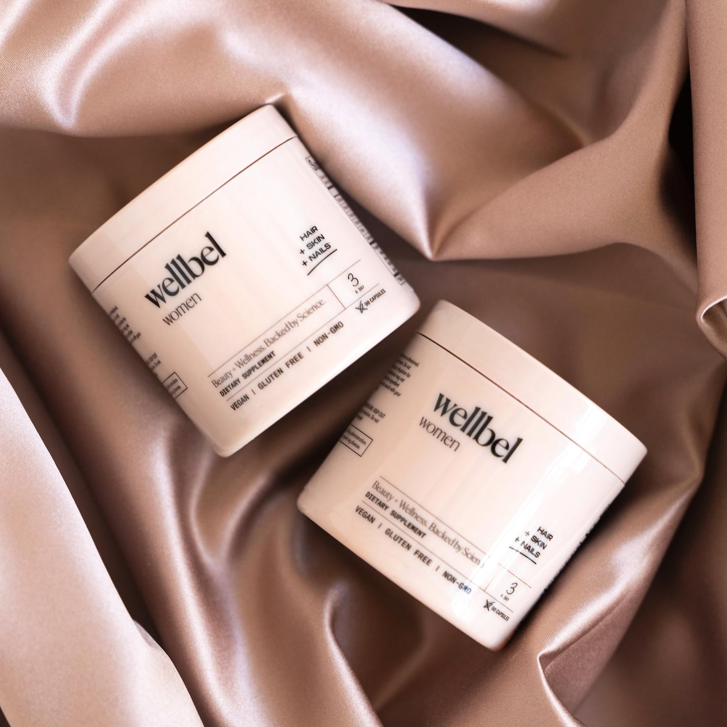 Cápsulas Wellbel mezcla para crecimiento saludable de cabello