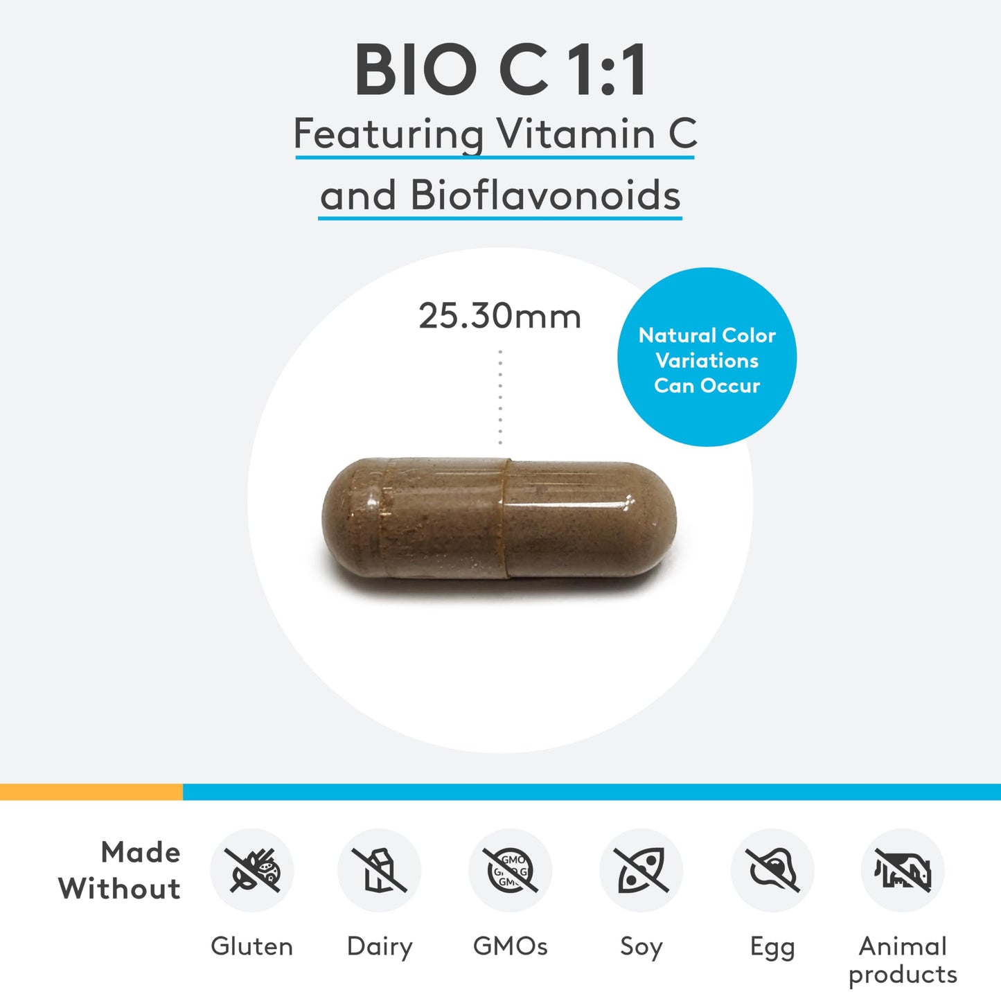 Cápsulas XYMOGEN Bio C con bioflavonoides cítricos
