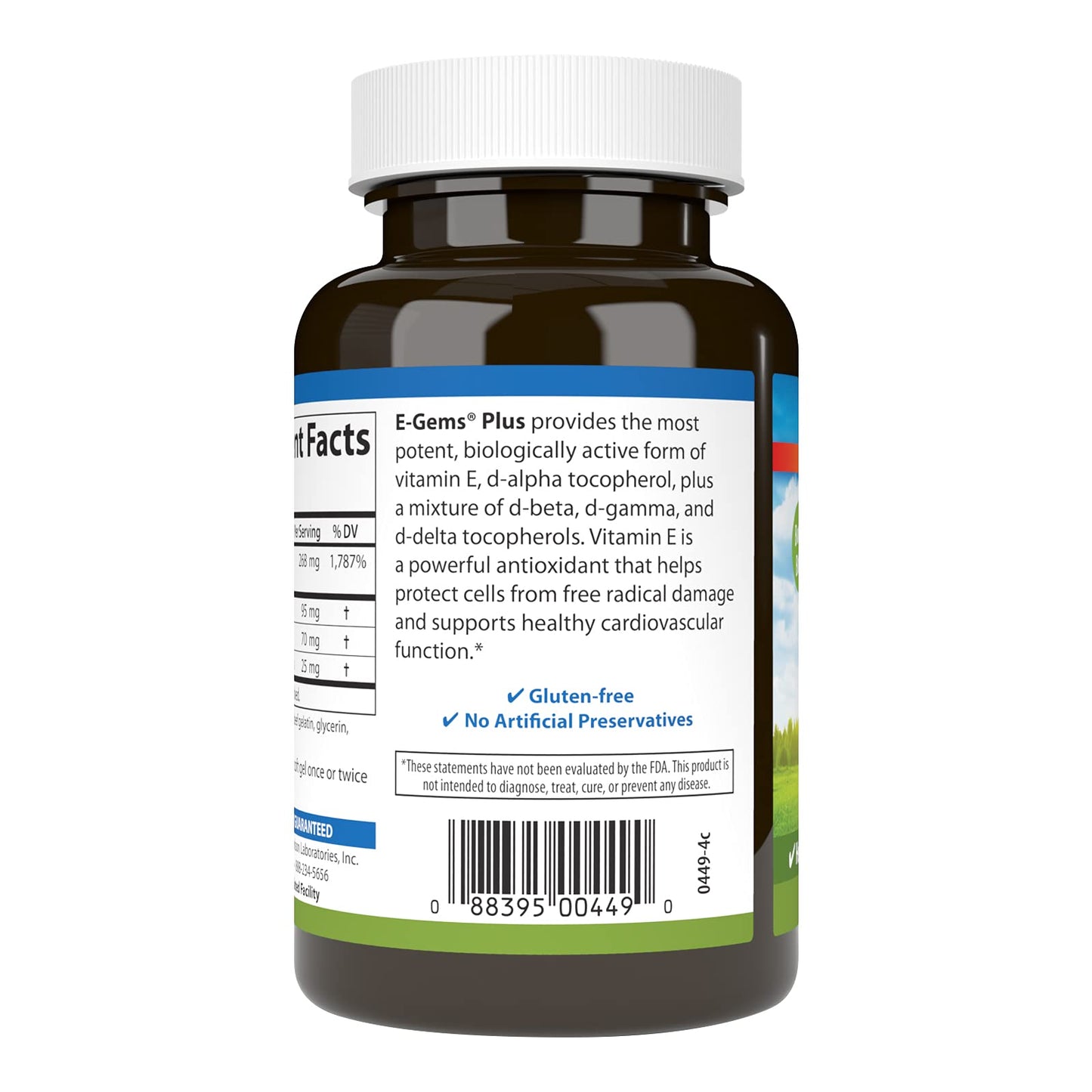 Suplemento Vitamin E Carlson E-Gems Plus para bienestar óptimo