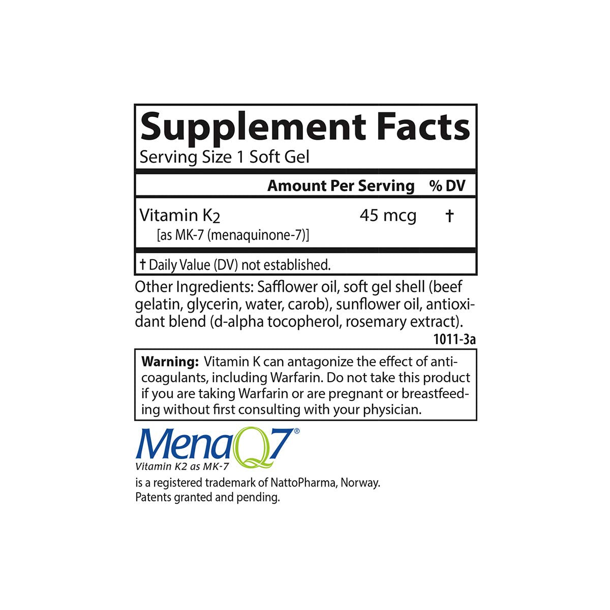 Carlson vitamina K2 cápsulas para salud cardiovascular y ósea