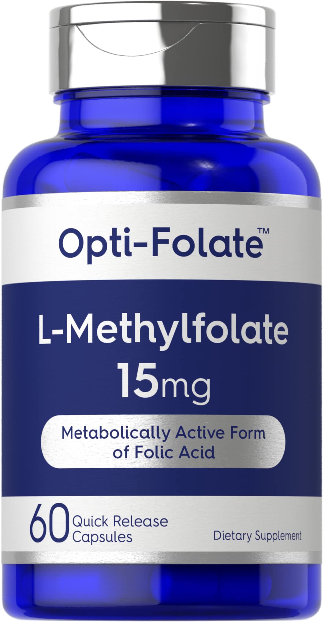 Carlyle L Metilfolato 15 mg envase 60 cápsulas