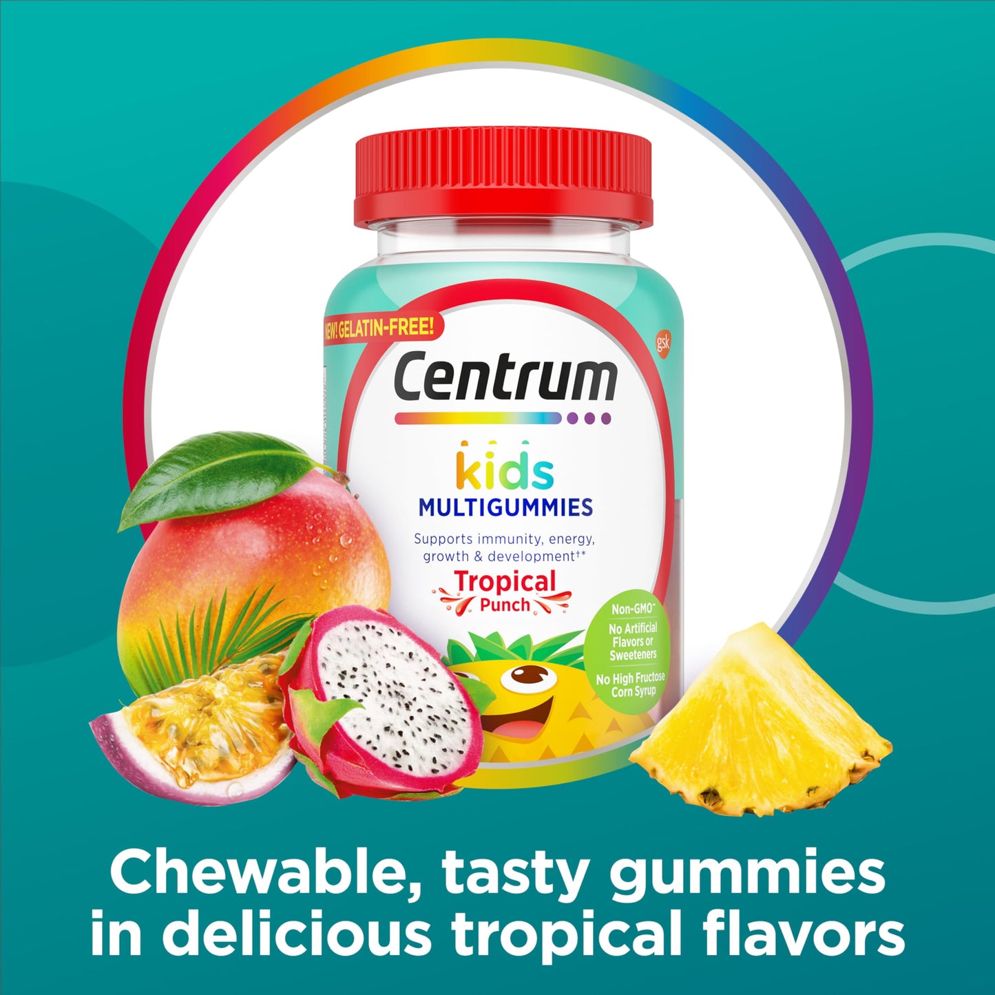 Centrum sin colorantes ni sabores artificiales