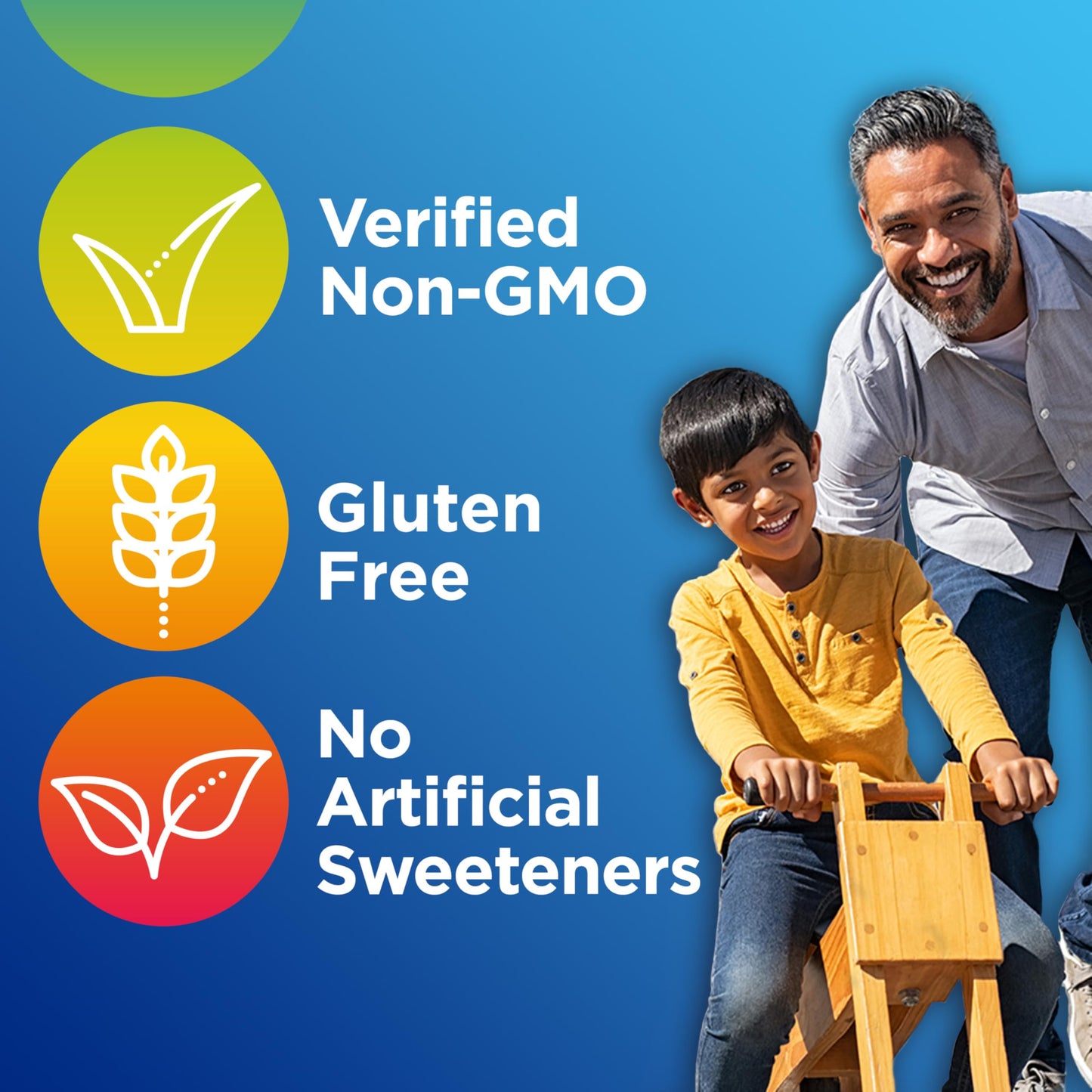 Centrum sin OGM y sin gluten.