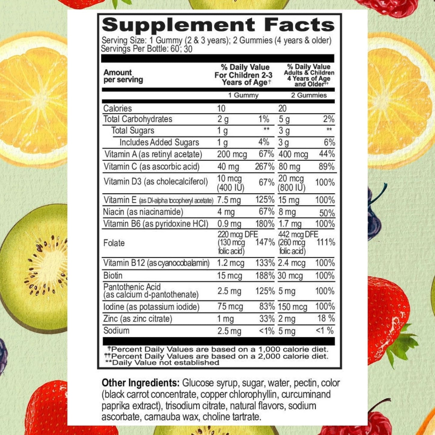Certificación kosher y halal gominolas Go Healthy niños