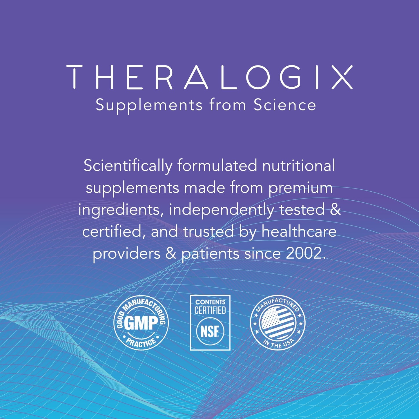 Certificaciones y calidad del multivitamínico Theralogix