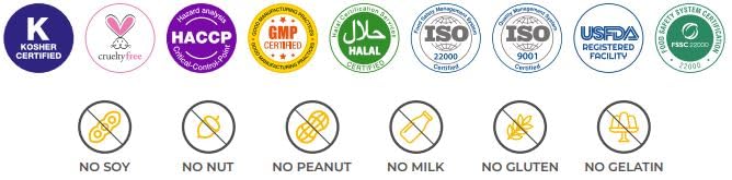 Certificados de calidad para gomas de vitamina C