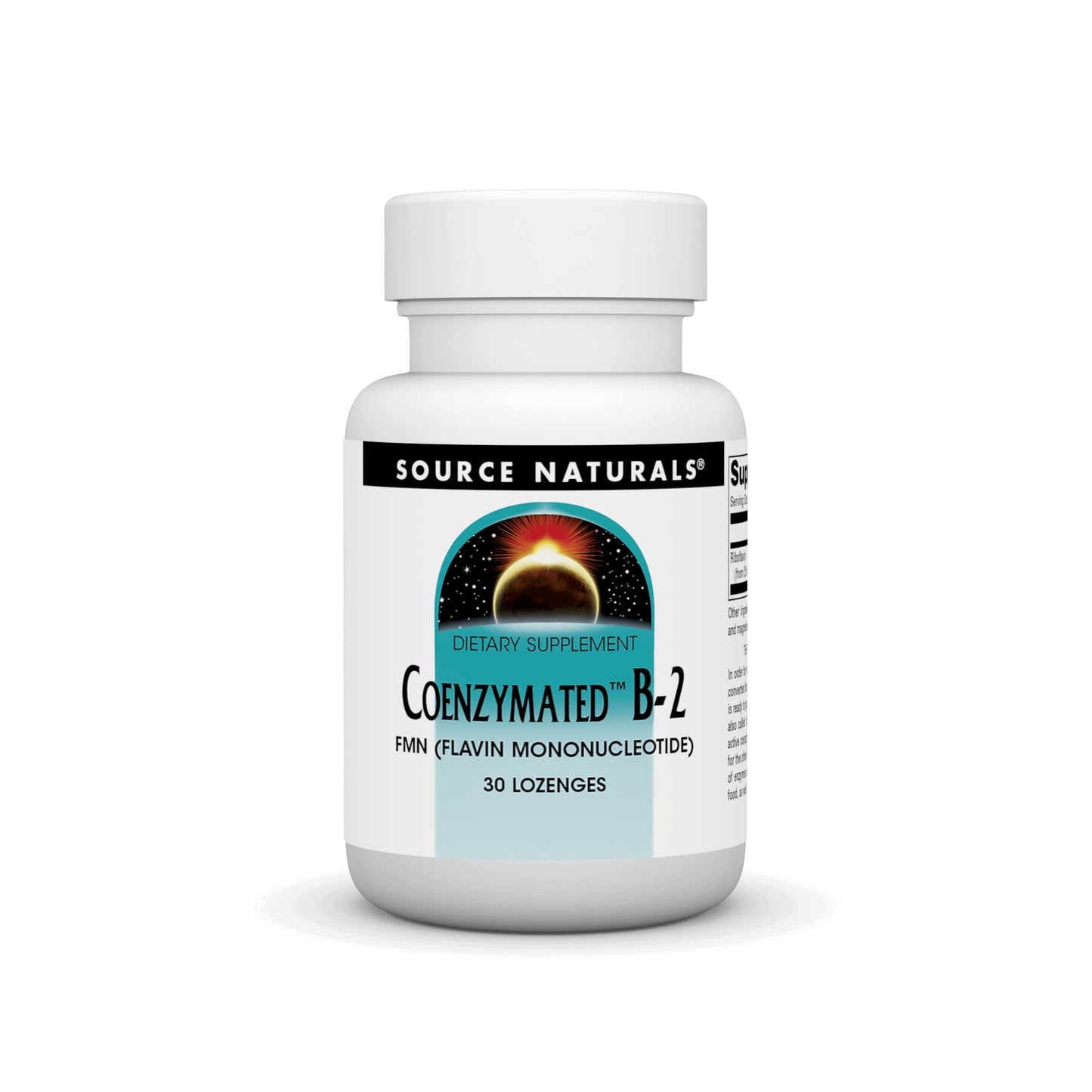 Paquete de Coenzymated B-2 25mg Source Naturals 30 pastillas