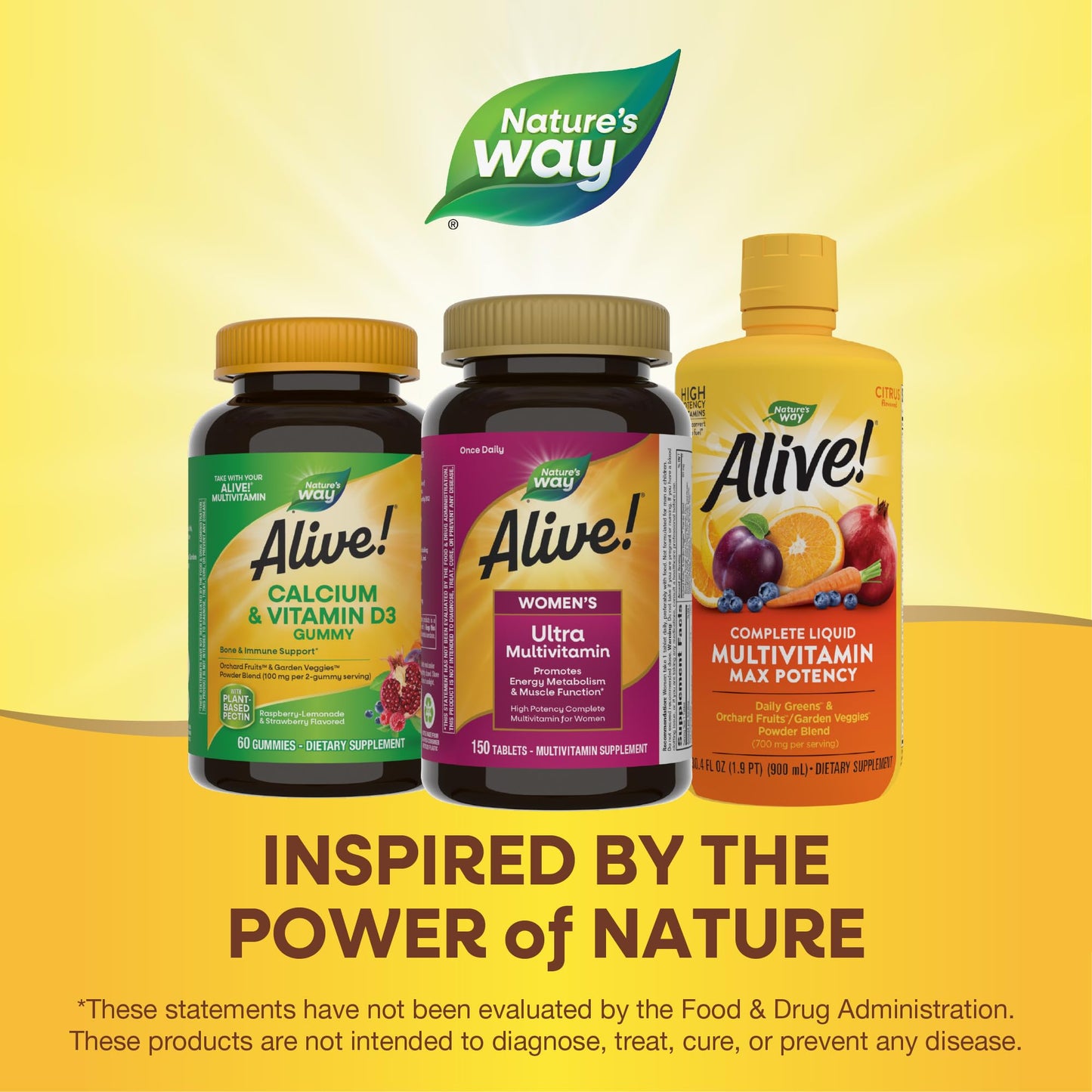 Compara nuevos y viejos envases de multivitamínico Alive!