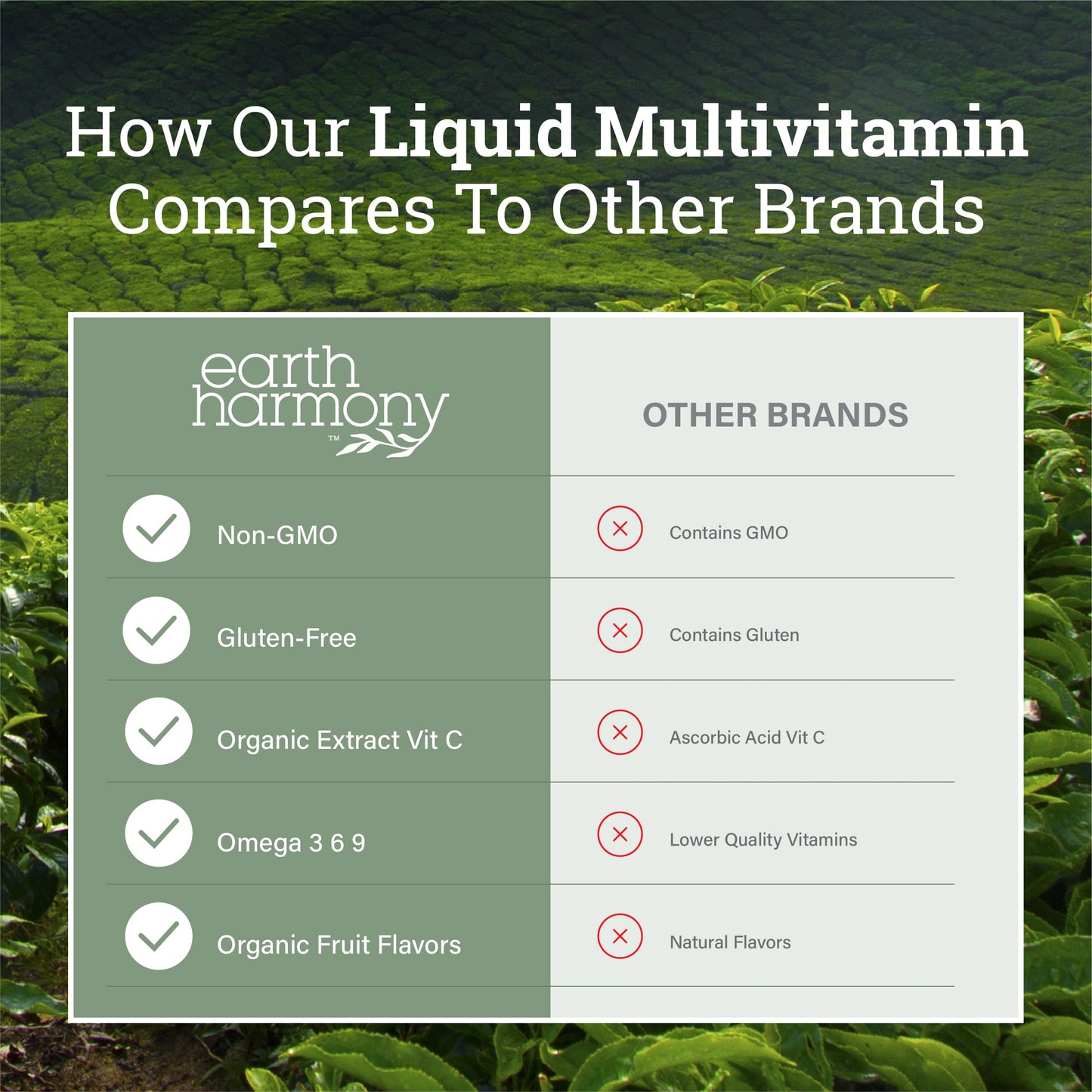 Diferencias entre Earth Harmony y otras marcas de vitamínicos
