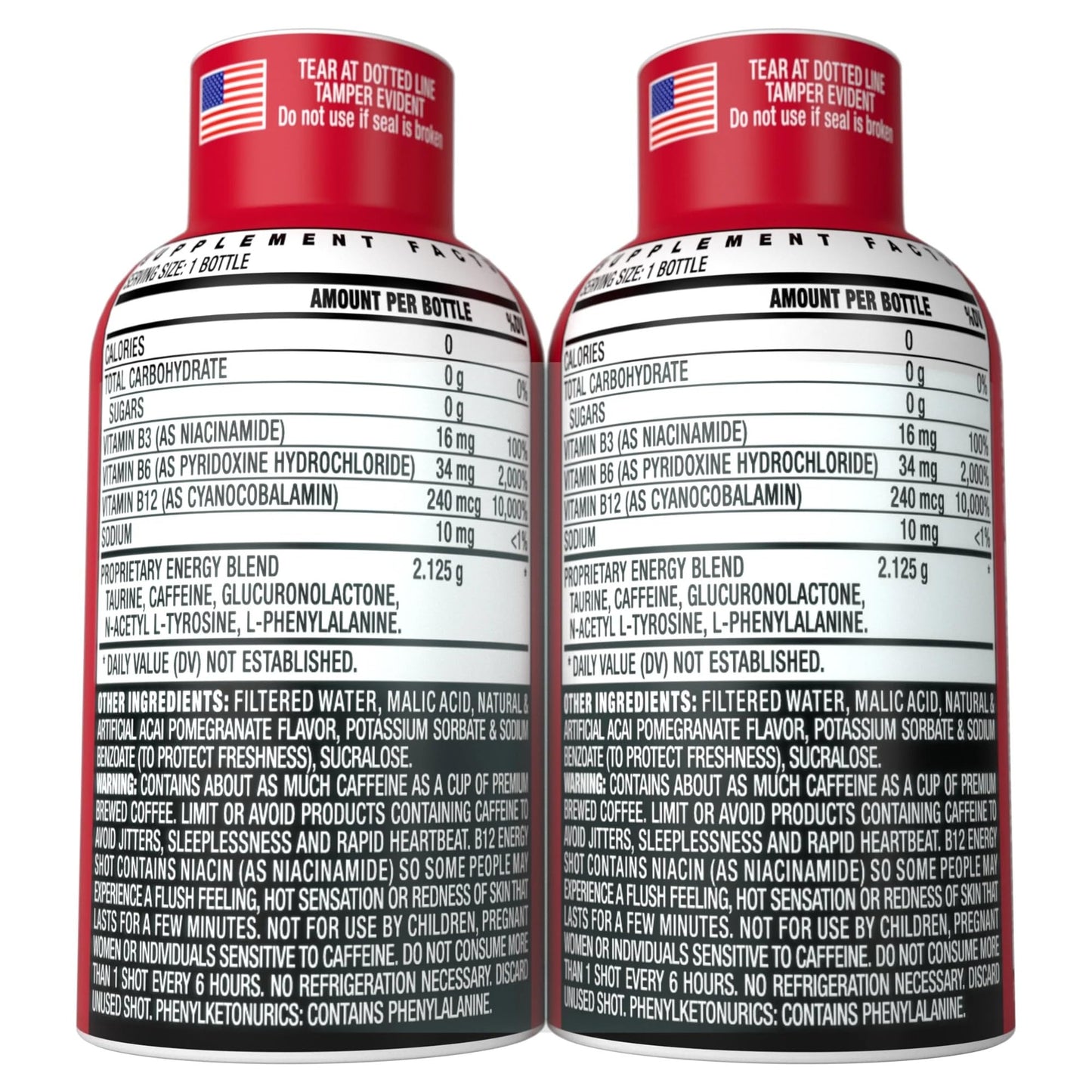 complejo b basado box stacker energía líquido 2 oz vegano 24 unidades