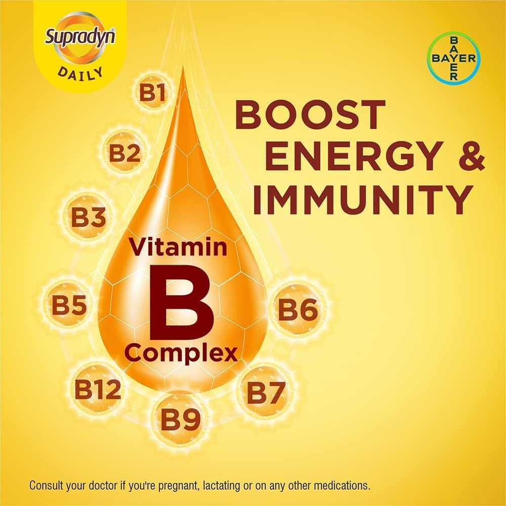 Complejo vitamínico B en Supradyn, energía e inmunidad