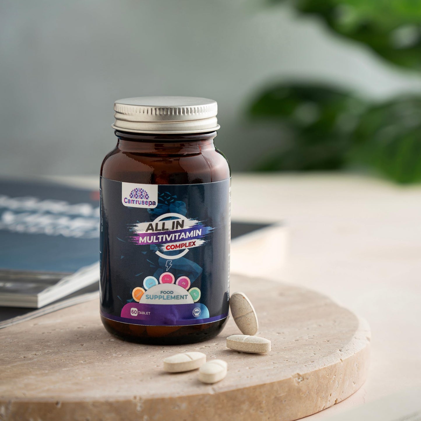 Complejo vitamínico con hierro para apoyo metabólico e inmunológico