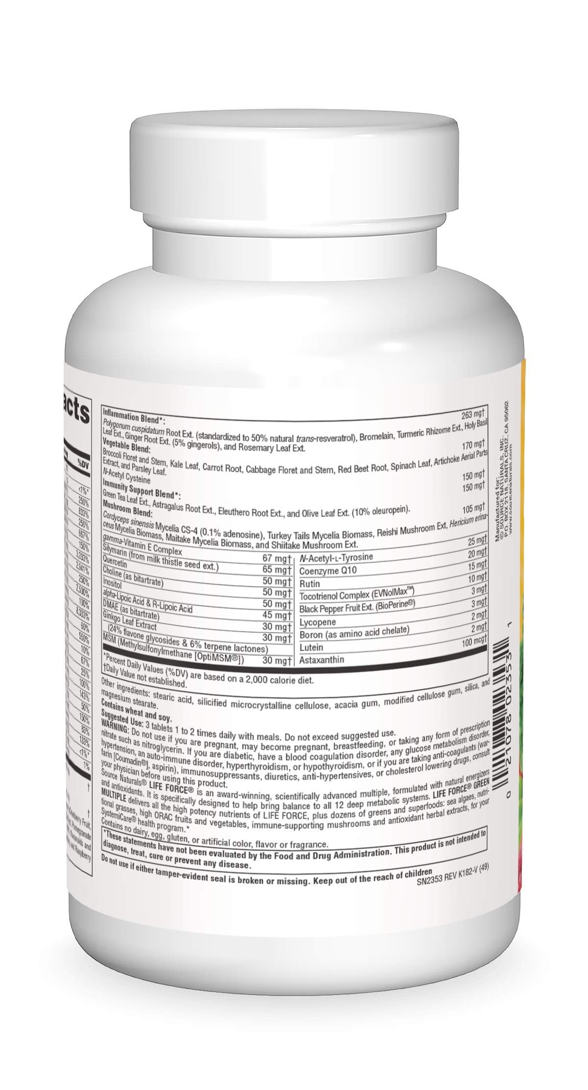 Complemento nutricional Life Force Green