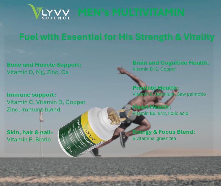 Composición de apoyo nutricional en multivitamínico Lyvv