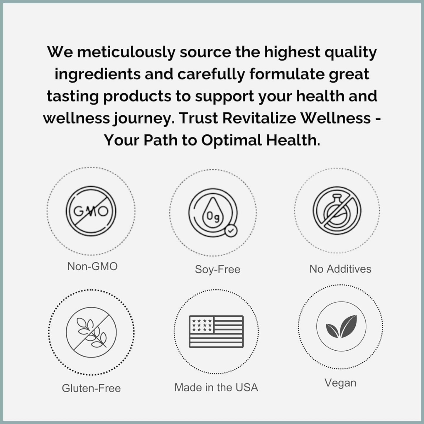 Detalle de comprimidos masticables vitamina B3 Revitalize Wellness