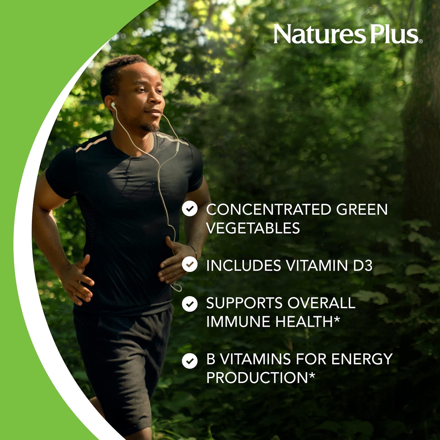 Concentrado de vegetales verdes en Power Teen