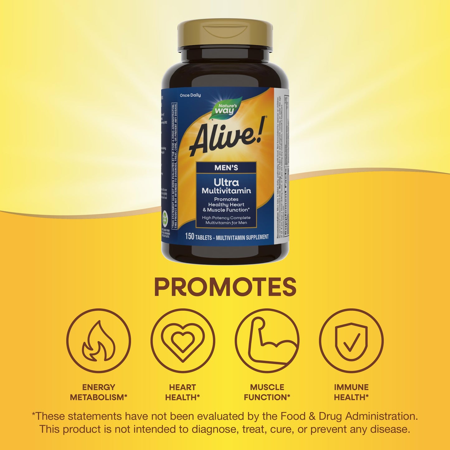 Consumo recomendado del multivitamínico Nature's Way Alive!