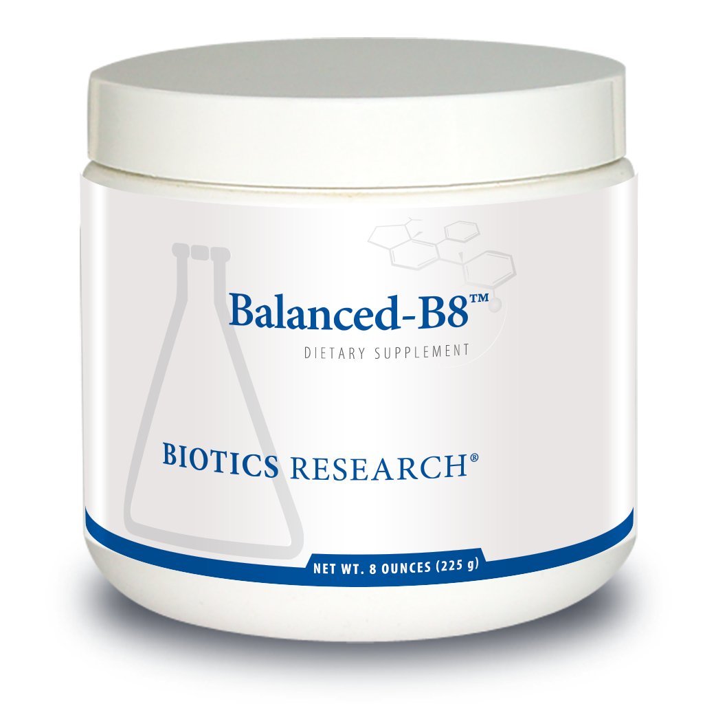 Contenedor Biotics Research Balanced B8 polvo salud femenina