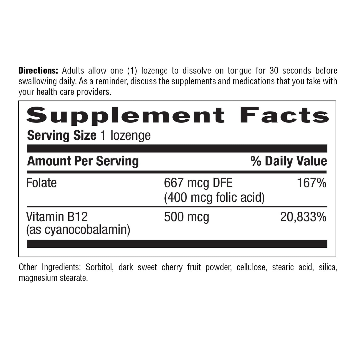 Country Life suplemento vegano vitamina b12 y folato