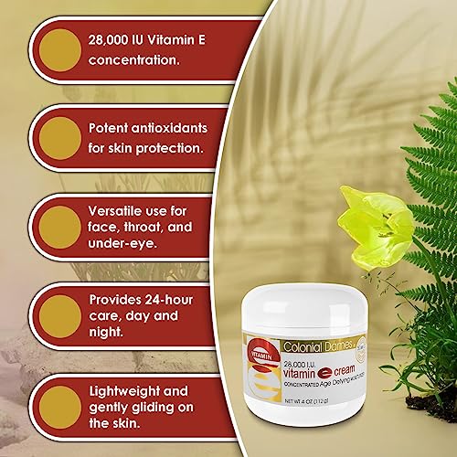 Crema antioxidante vitamina e hidratación profunda colonial dames