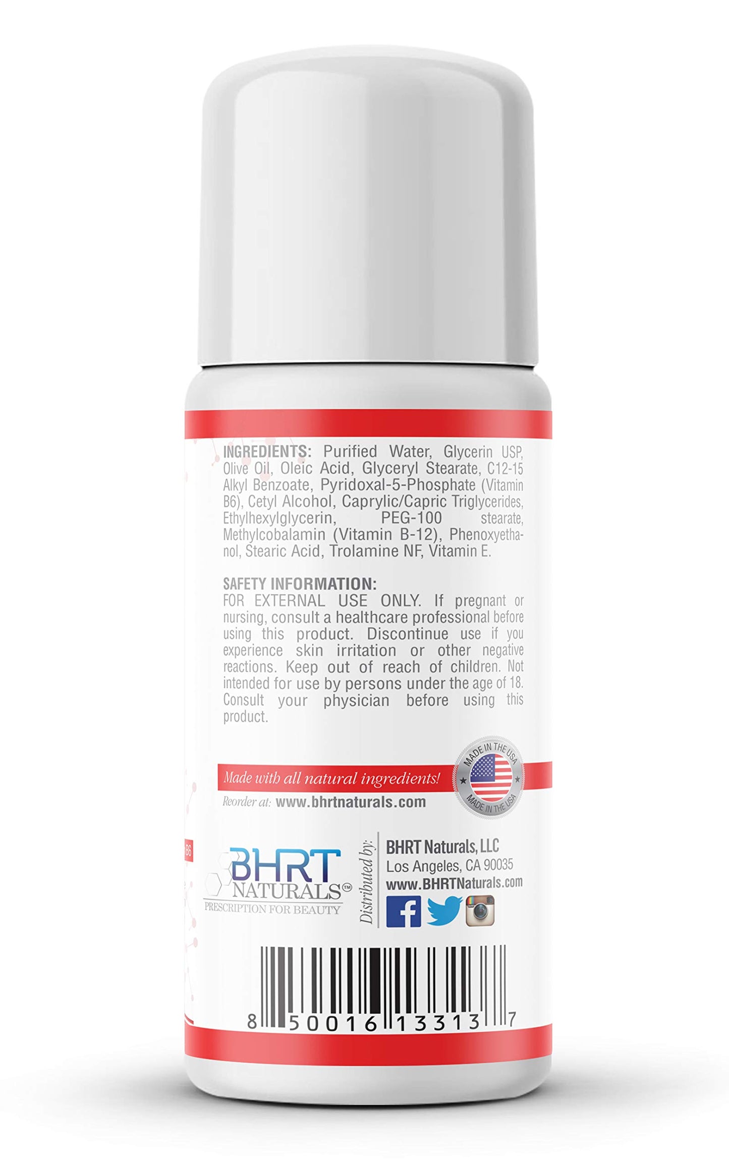 Crema natural vitamina B12 y B6 para piel y energía