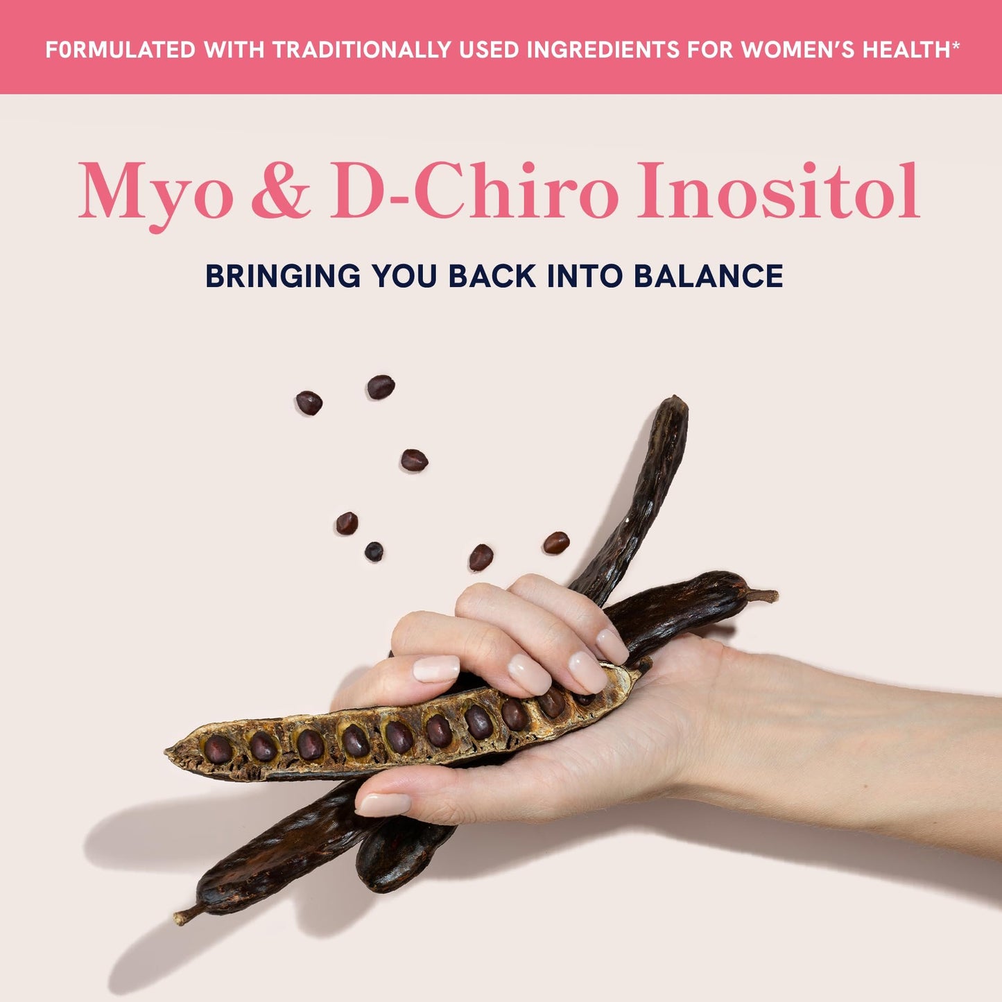 Cucharada polvo Mio y D-Ciro Inositol para equilibrar hormonas
