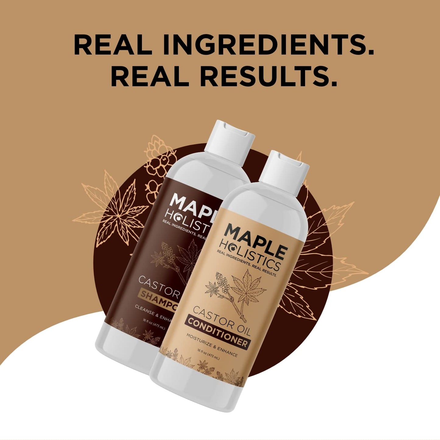 Cuidado capilar con biotina para hombres y mujeres Maple Holistics