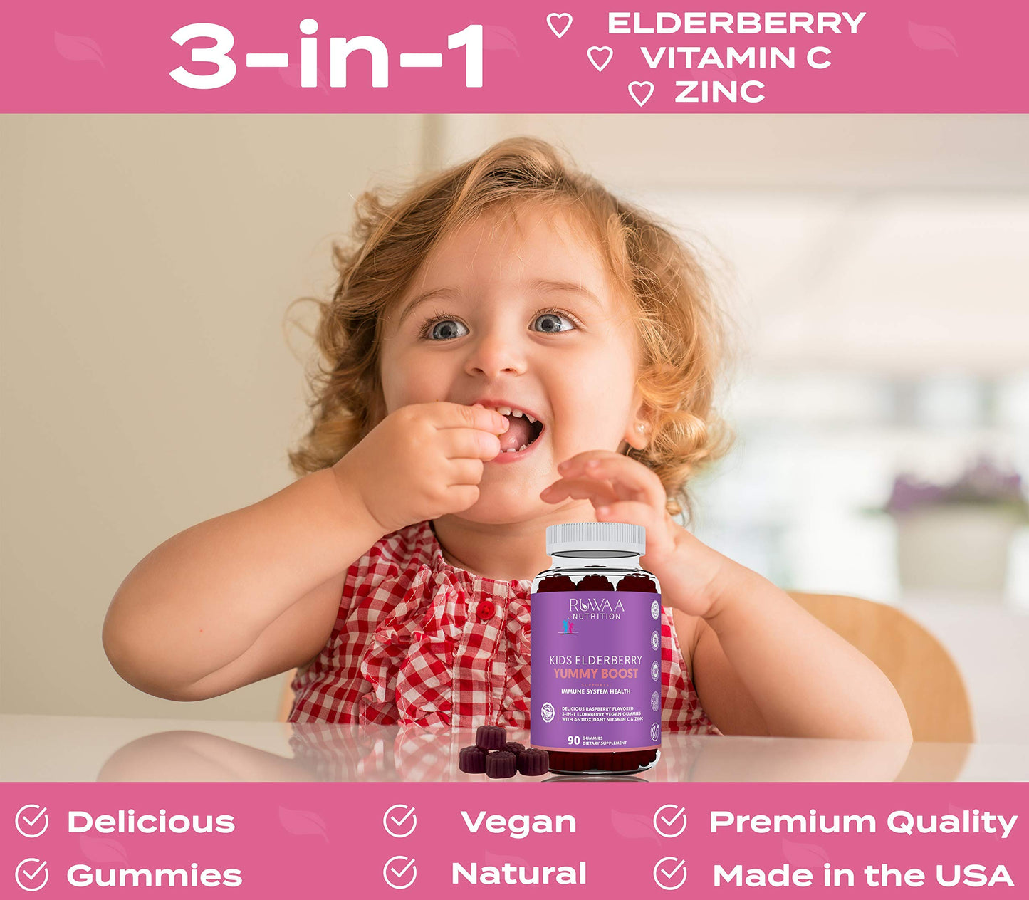 Defensa inmunológica natural para niños