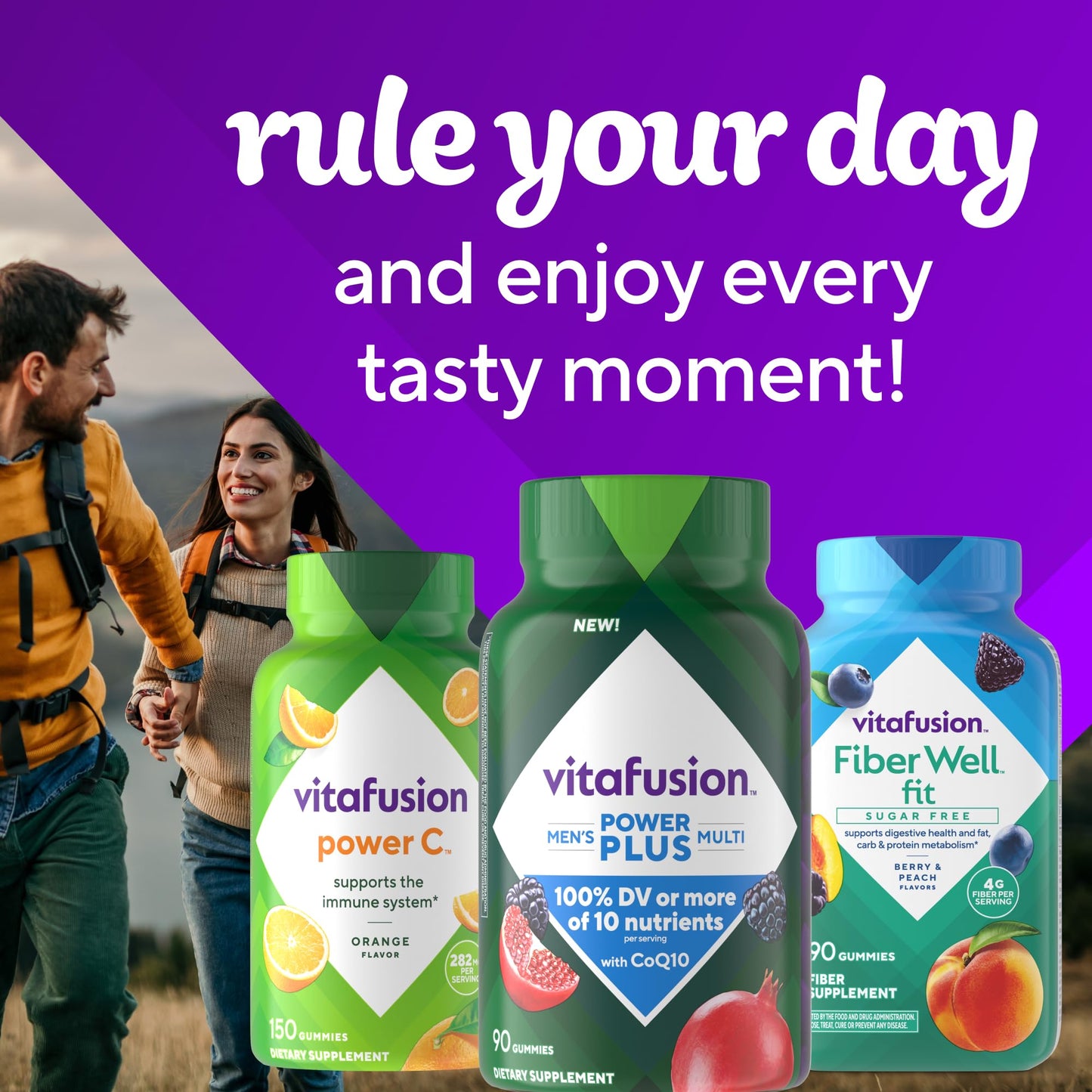 Sabor delicioso frambuesa y granada en multivitaminas