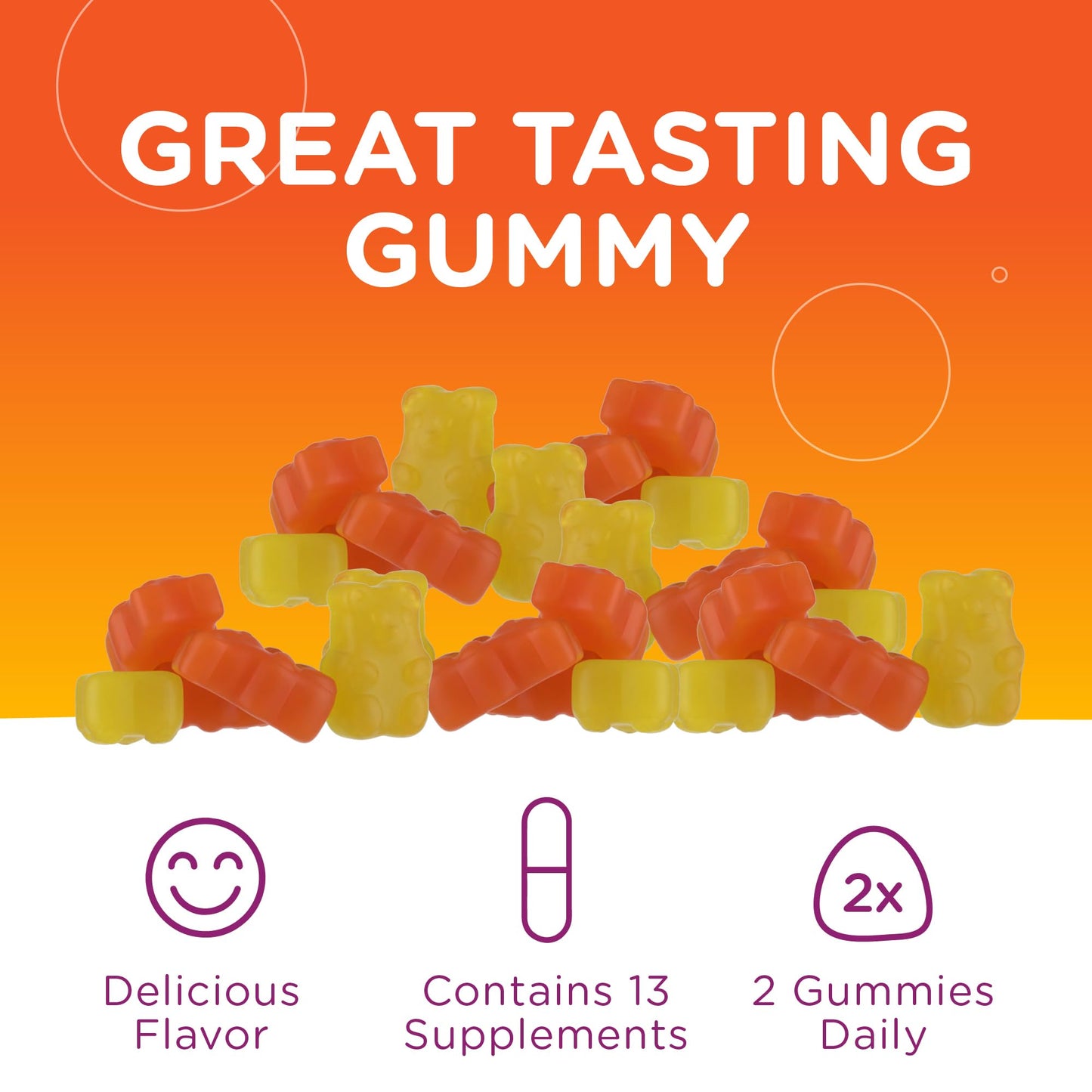 Delicioso sabor gominolas multivitamínicas niños Chapter One