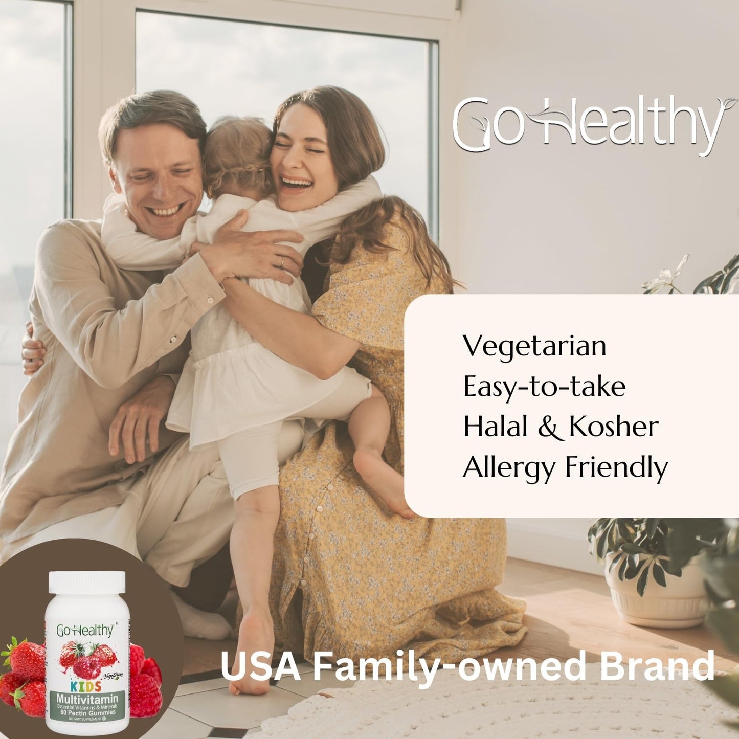 Demostración gominolas Go Healthy multivitamínicas para niños