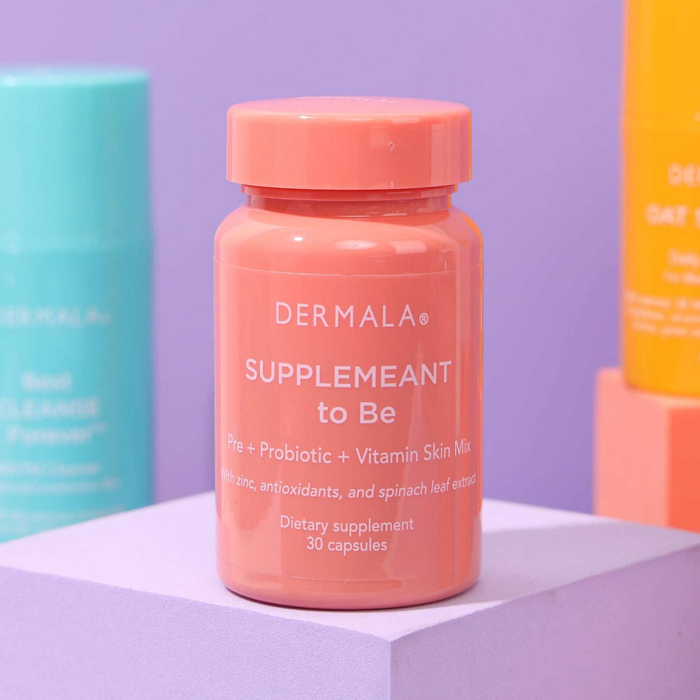 Dermala SUPPLEMEANT junto a otros productos Dermala
