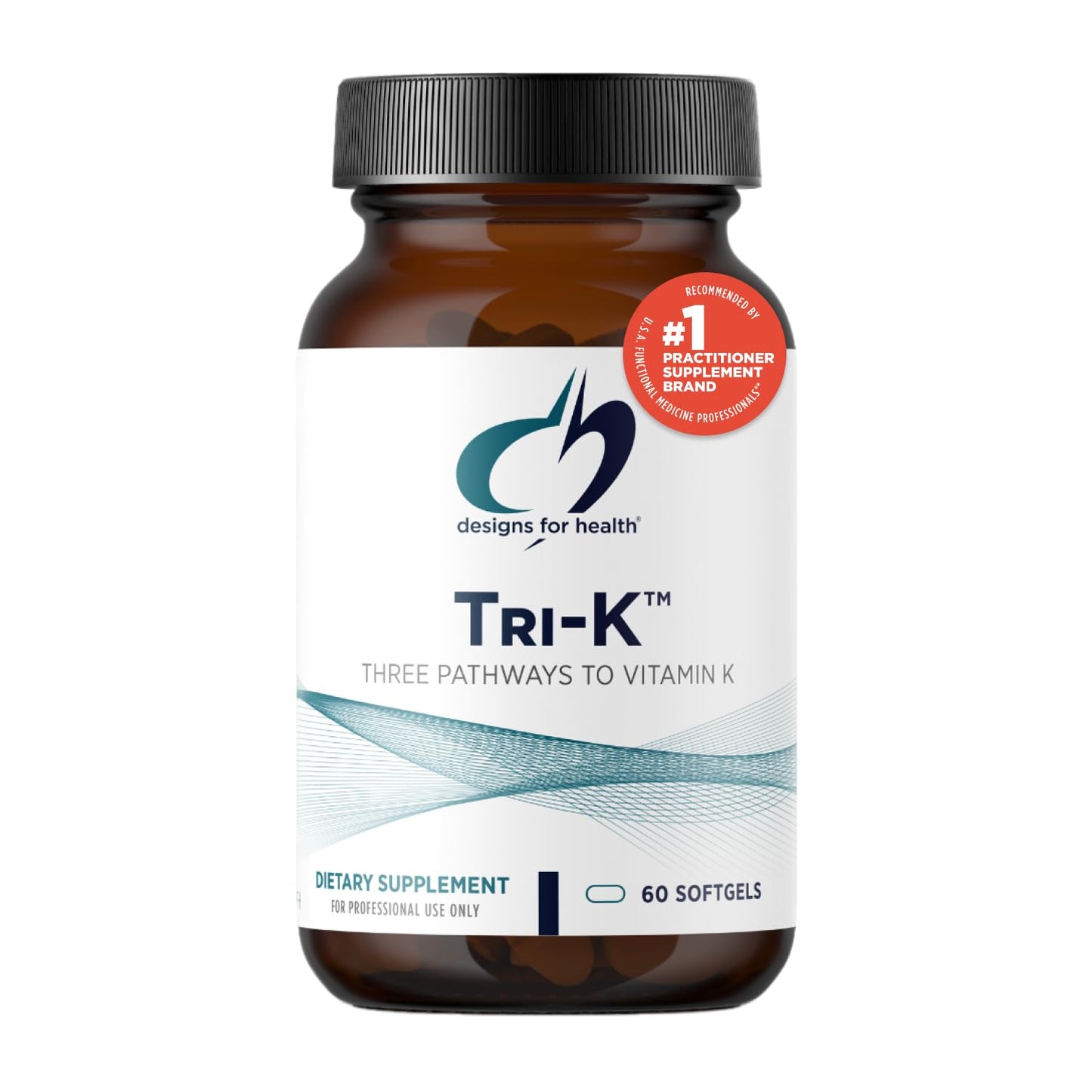Designs for Health TRI-K tres formas vitamina K 60 cápsulas