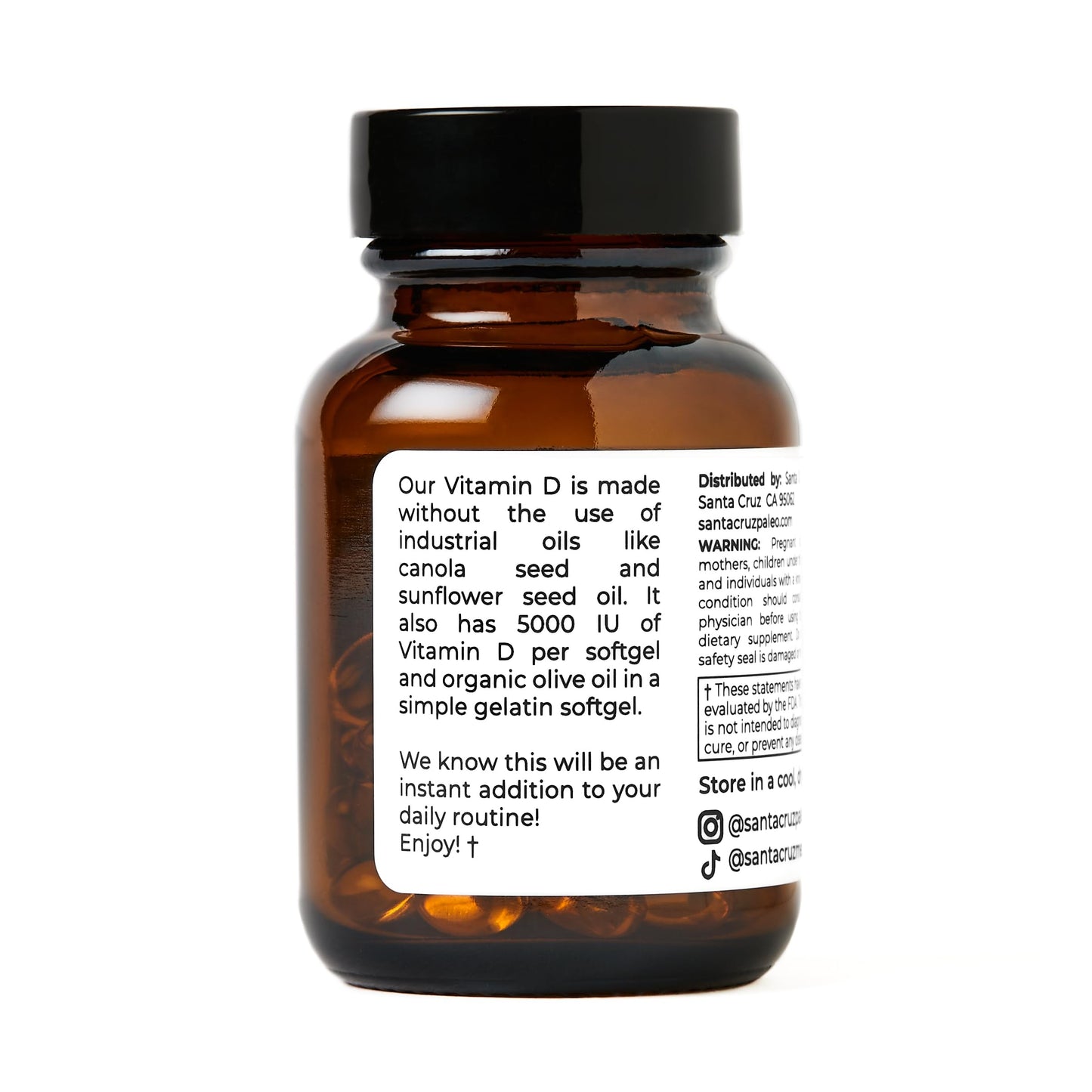 detalle cápsula aceite de oliva suplemento santa cruz paleo