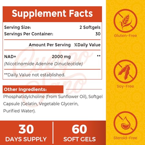 Detalle cápsulas blandas NAD+ liposomal Cuerpo Sano