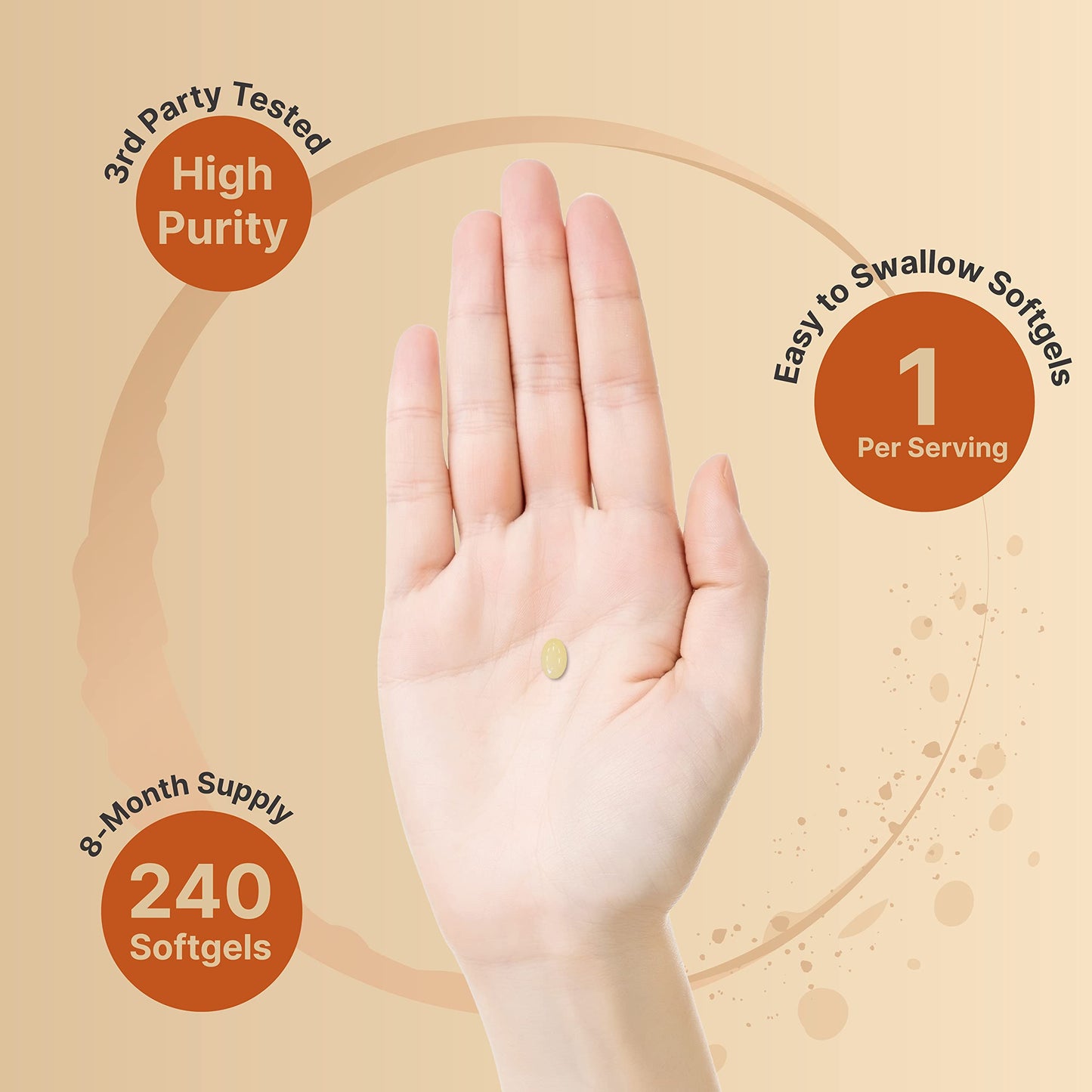 Detalle capsulas blandas vitamina D3 K2 NatureBell