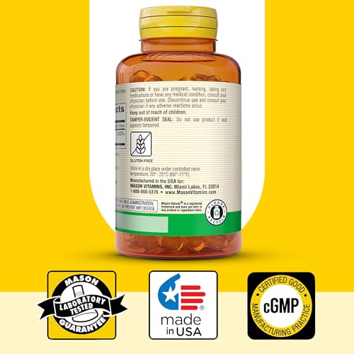 Detalle cápsulas Mason Natural Vitamina D3 2000 IU