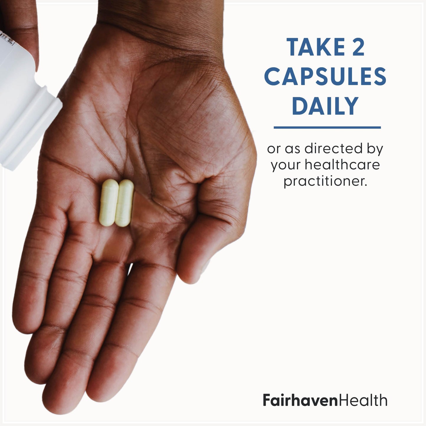 Detalle cápsulas MotilityBoost Fairhaven Health para fertilidad