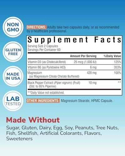 Detalle de cápsulas y softgels Vitalibre Vitamina D3 K2 y Magnesio