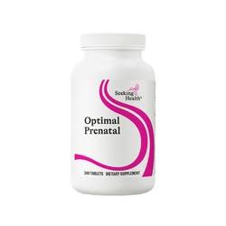 Detalle cápsulas vegetarianas vitaminas prenatales Seeking Health