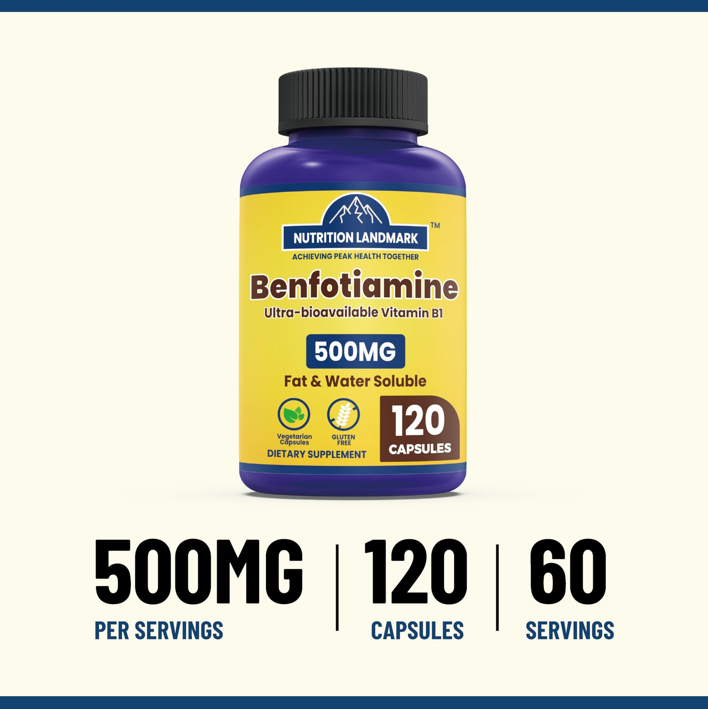 Detalle cápsulas vitamina B1 Benfotiamina YOYKYE