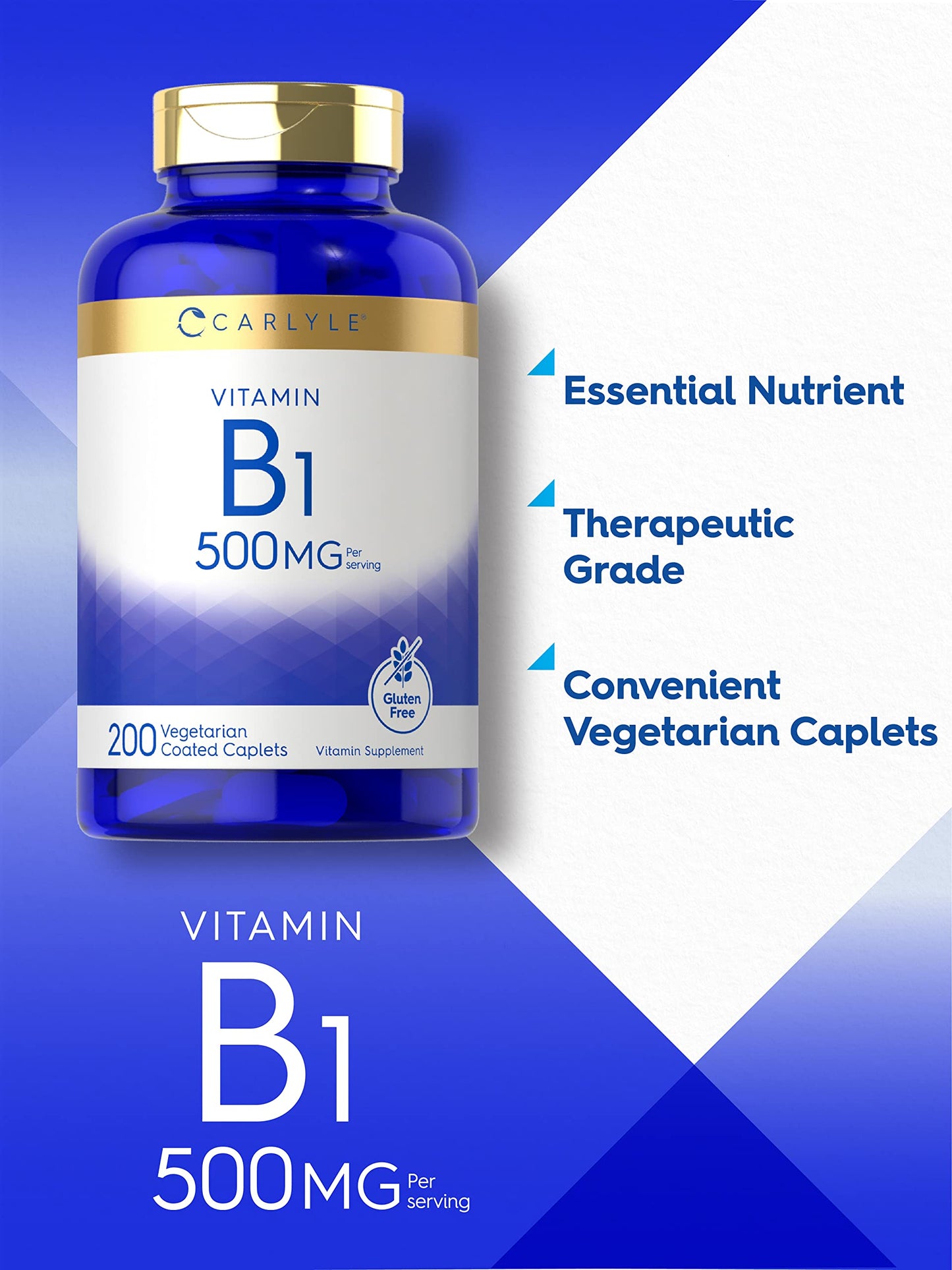 Detalle comprimidos vitamina b1 carlyle
