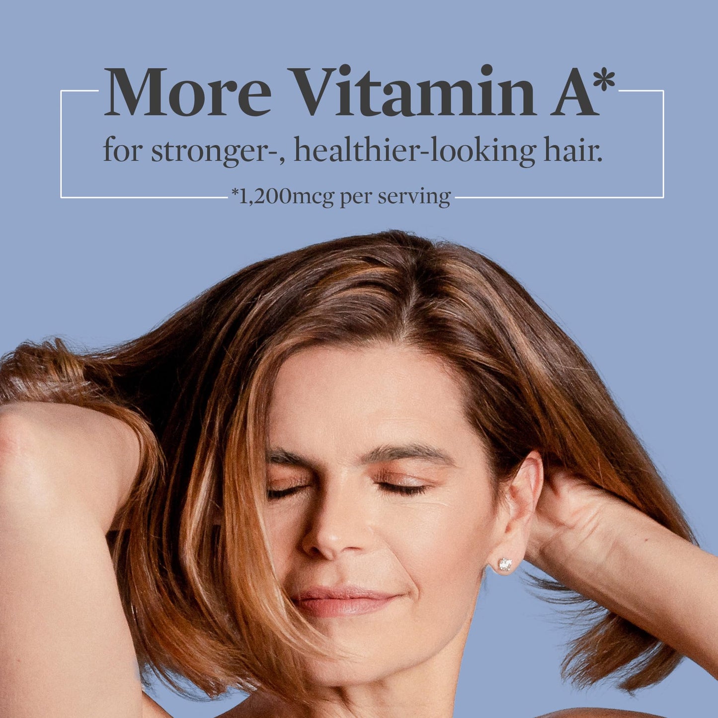 Detalle envase gomitas para cabello Better Not Younger