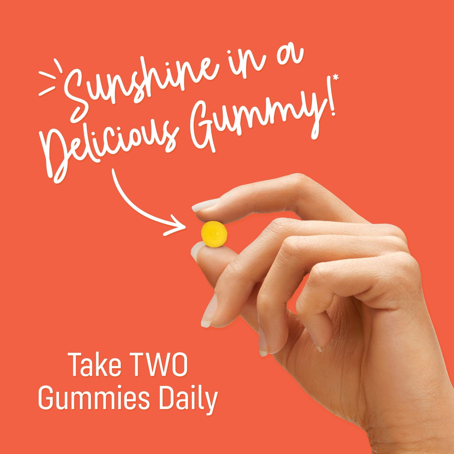 Detalle gomitas vitamina D3 Smart for Life sin gluten ni conservadores
