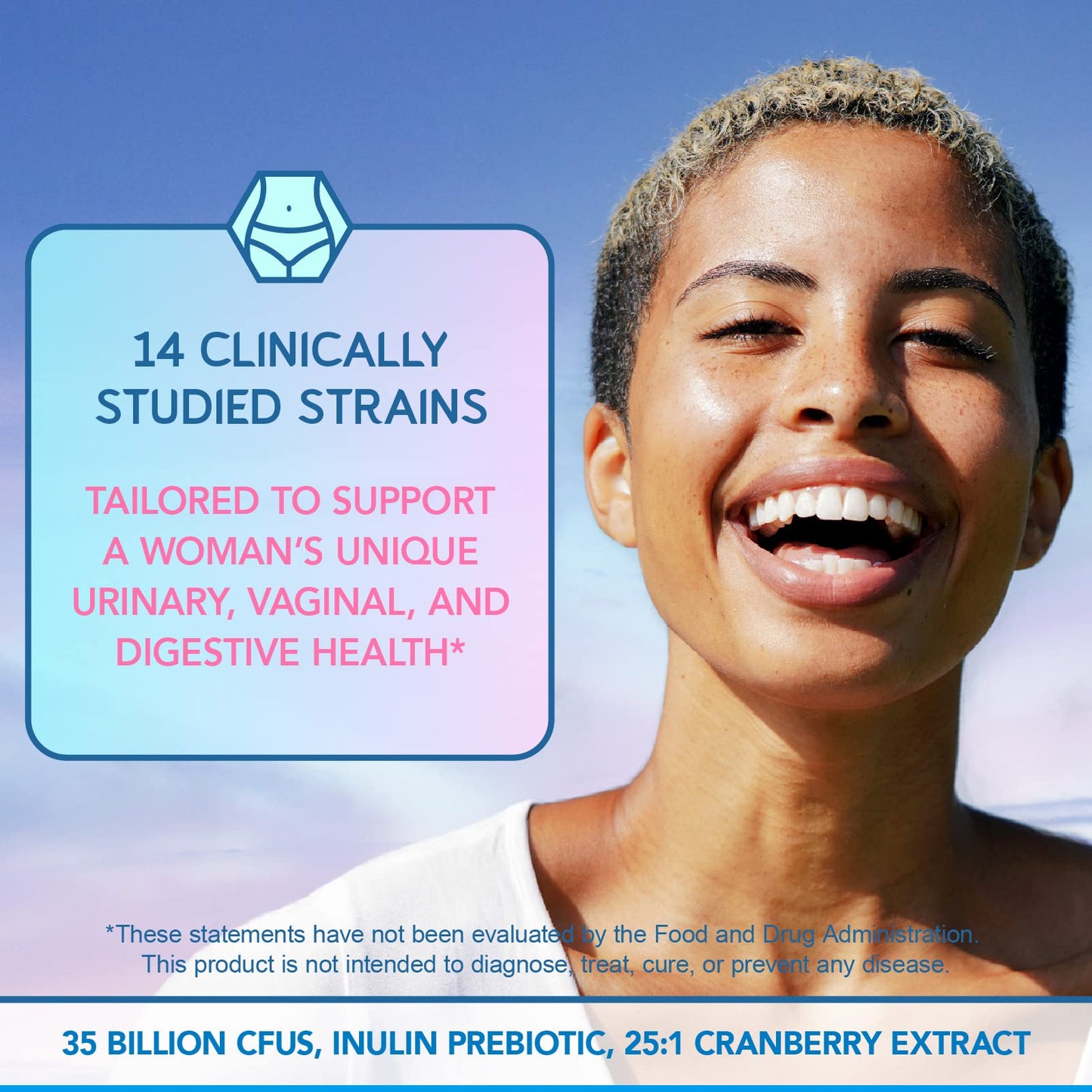 Detalle ingredientes BioEmblem probióticos mujer