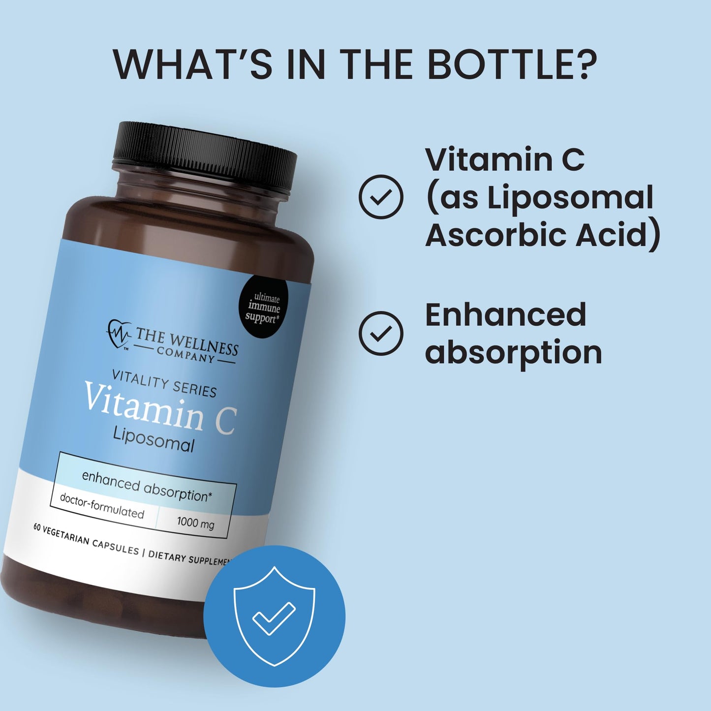 Detalle ingredientes suplemento vitamina c liposomal