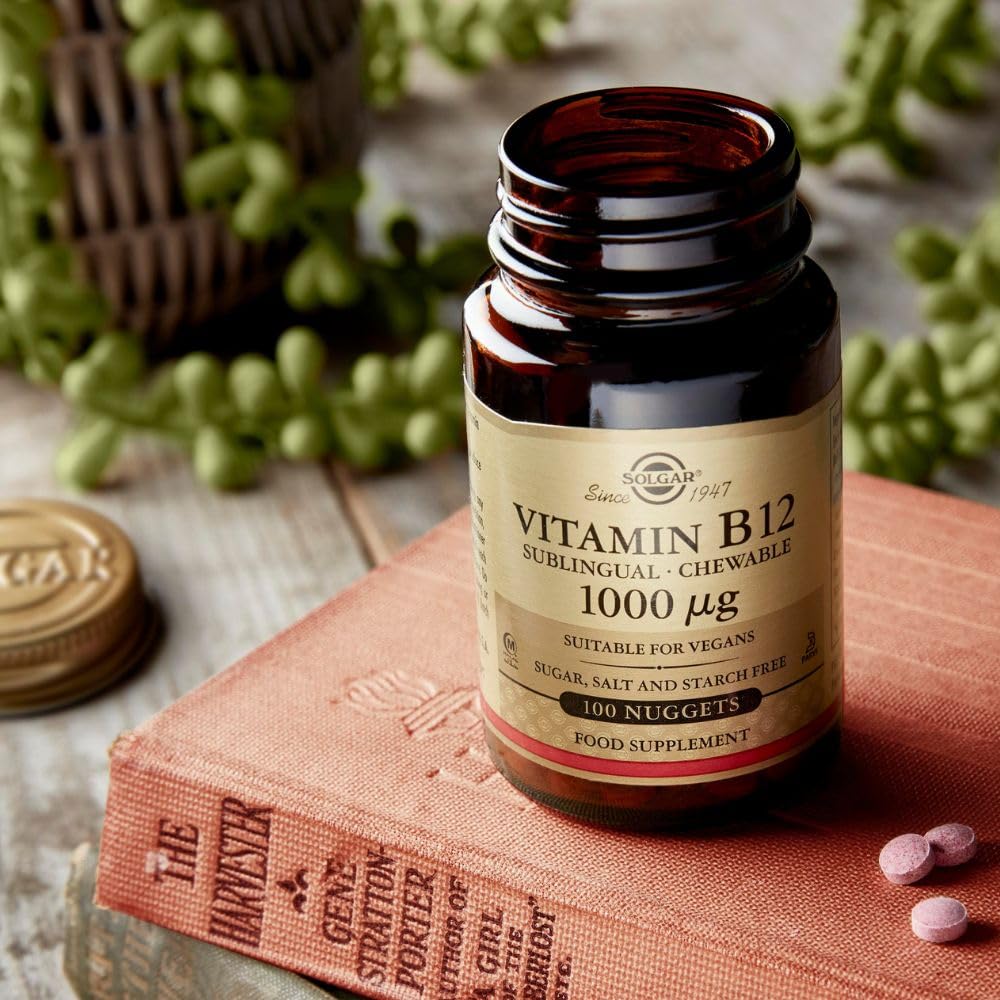 Detalle nuggets solgar vitamina b12 1000 mcg