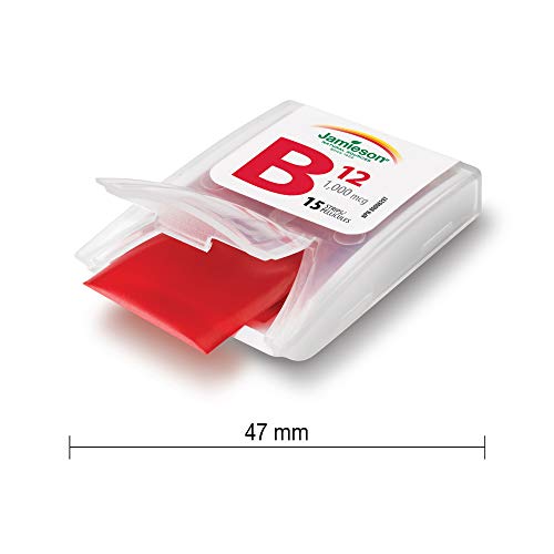 detalle tiras de vitamina b12 Jamieson