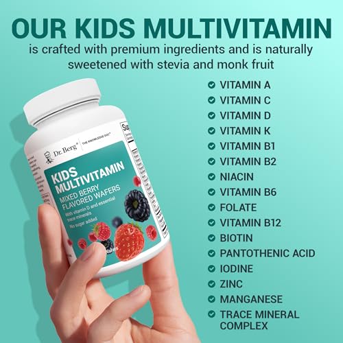 Detalles ingredientes multivitaminas Dr. Berg para niños