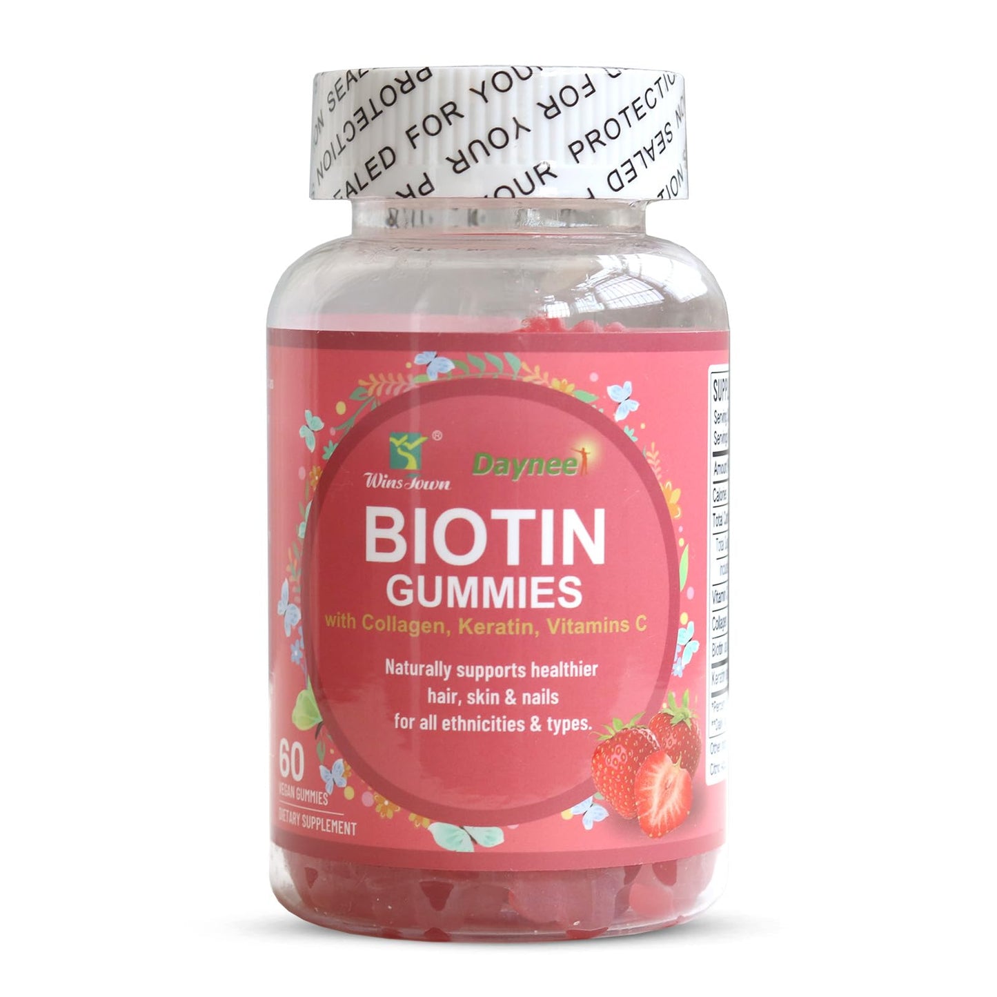 Detalles del producto gominolas biotina Wins Town